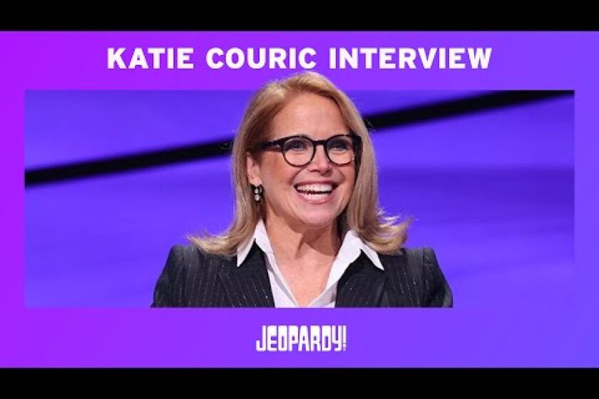 Katie Couric Guest Host Exclusive Interview | JEOPARDY!