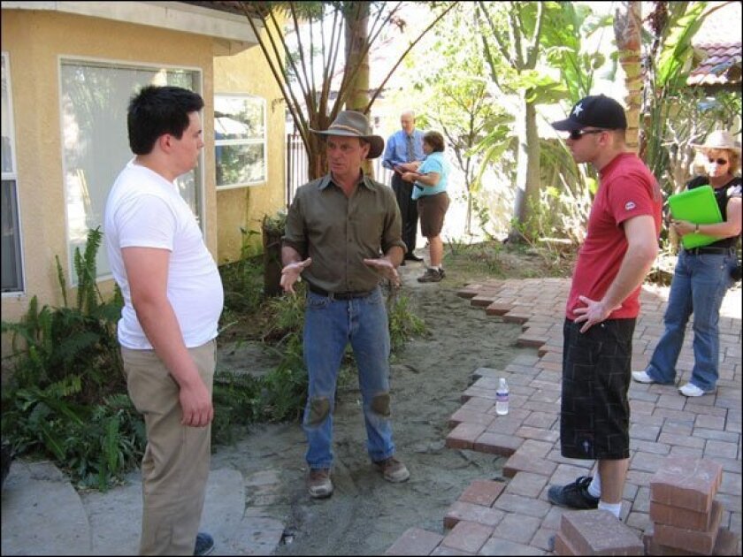 Tv Show Does Backyard Makeover For Vista Family The San Diego