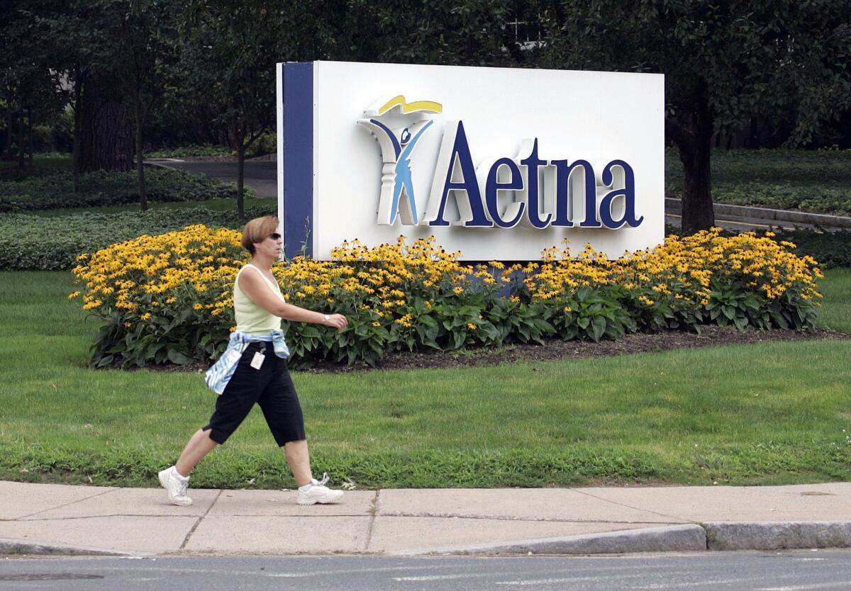 Aetna--along with UnitedHealth Group and Cigna--is sitting out the first year of the state's health insurance exchange.