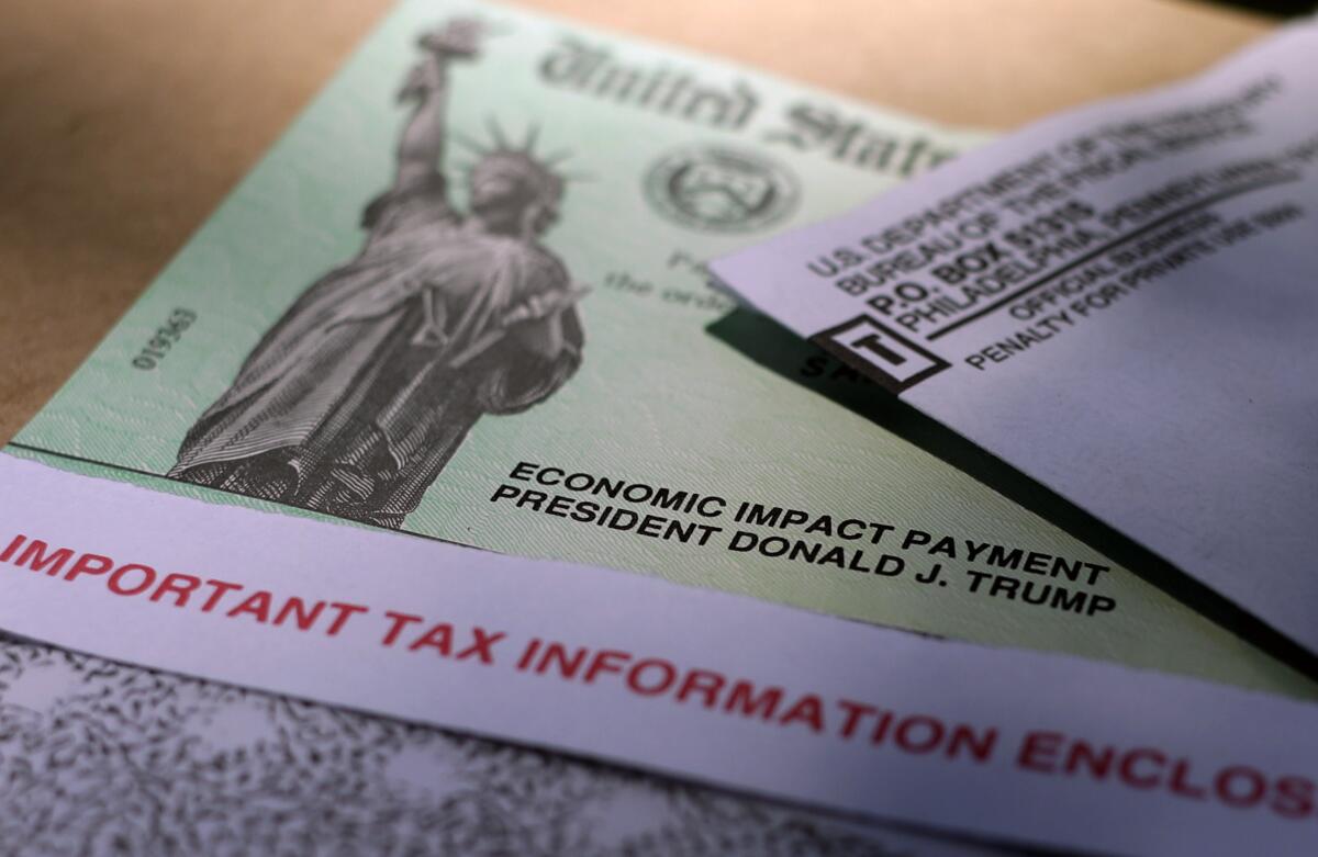  Stimulus check issued by the IRS