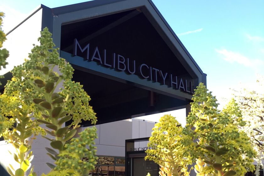 Undated photo of Malibu City Hall.