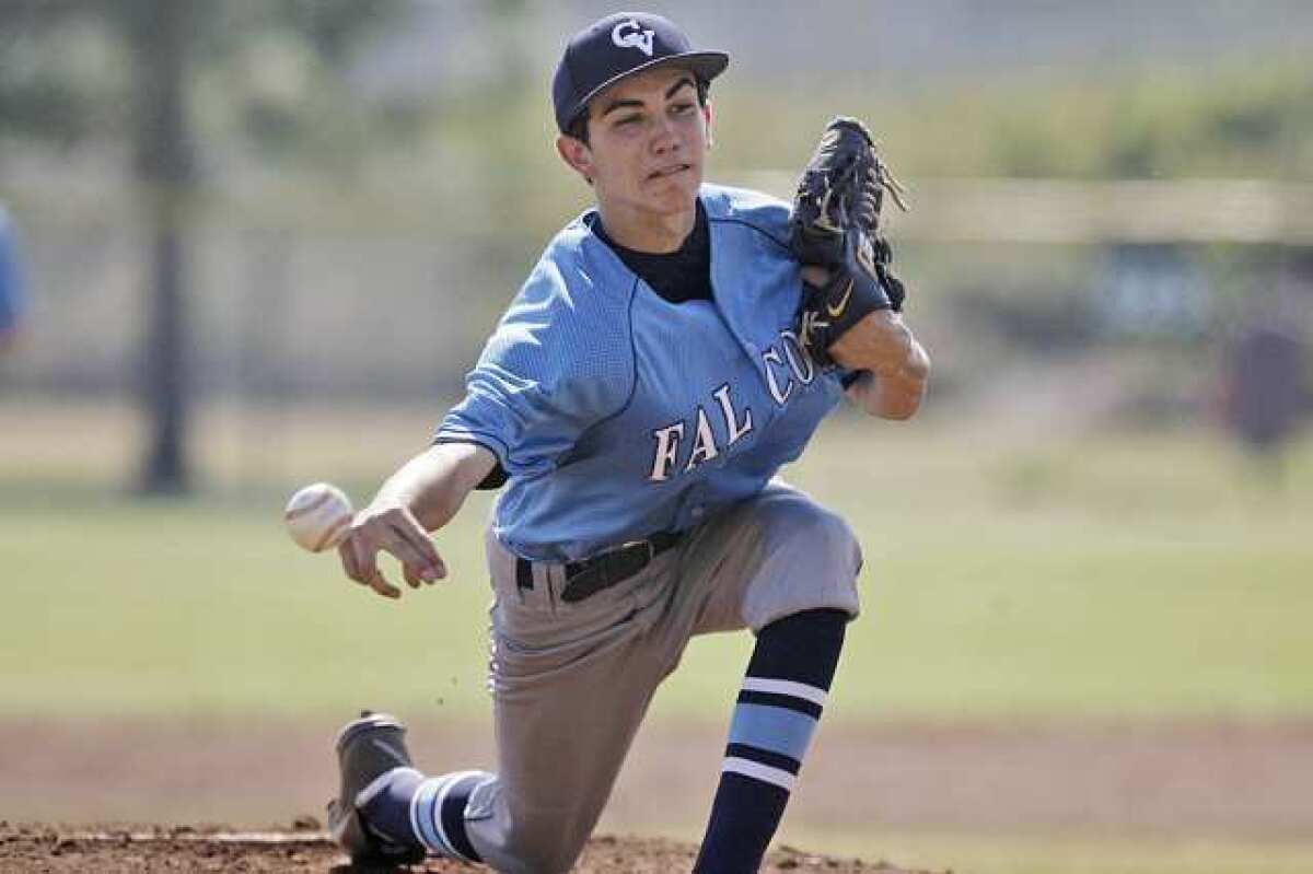 Crescenta Valley High's Brian Gadsby had another great outing against Pasadena High.