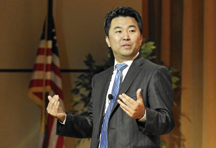 Los Angeles City Councilman David Ryu opposes a plan to delay new limits on political donations from real estate developers until March 2022.
