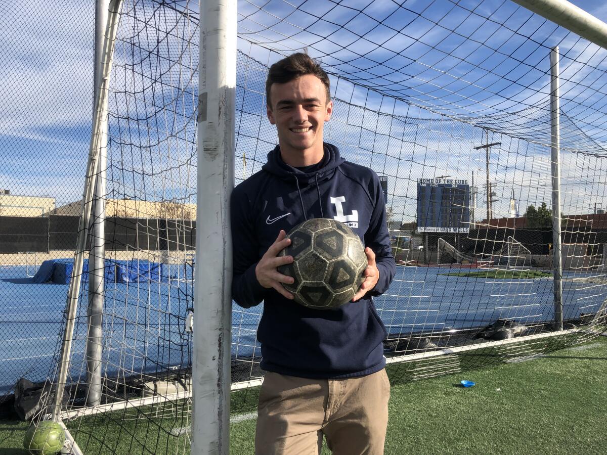 Grayson Doody is one of the top players for Loyola's soccer team.