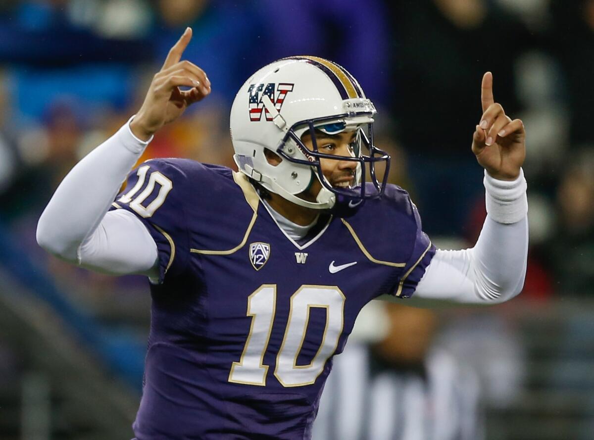 Washington quarterback Cyler Miles has been suspended for season opener in Hawaii after his reported involvement in two assaults on campus following the Super Bowl. Miles was not charged for his involvement in the incidents.