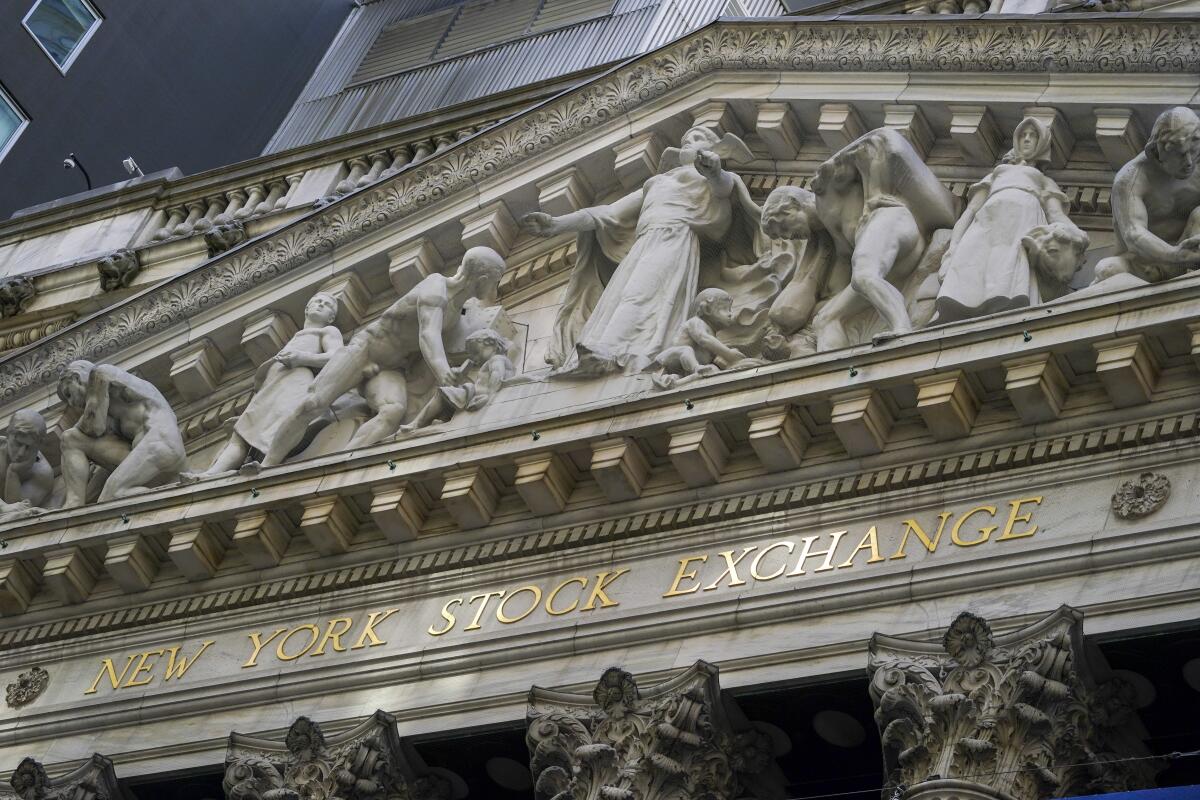 The New York Stock Exchange building 