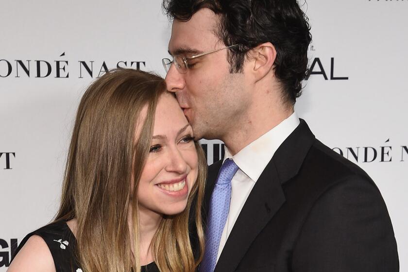 Chelsea Clinton and Marc Mezvinsky are expecting their second child, she announced Monday.