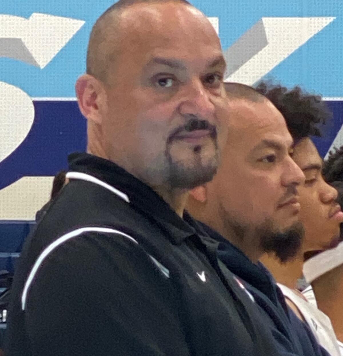 Sylmar basketball coach Bort Escoto.