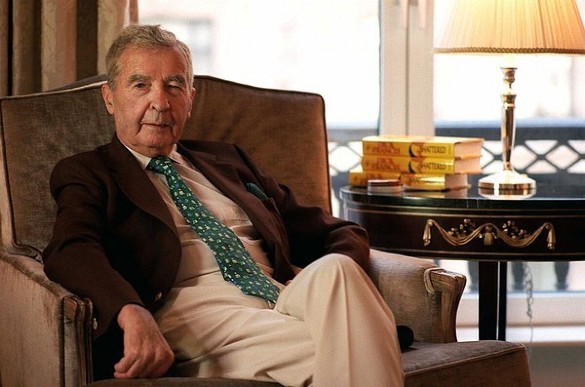 Mystery writer Dick Francis wrote more than 40 novels, often with racing as a theme.