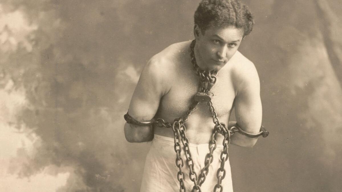 Harry Houdini, circa 1905.