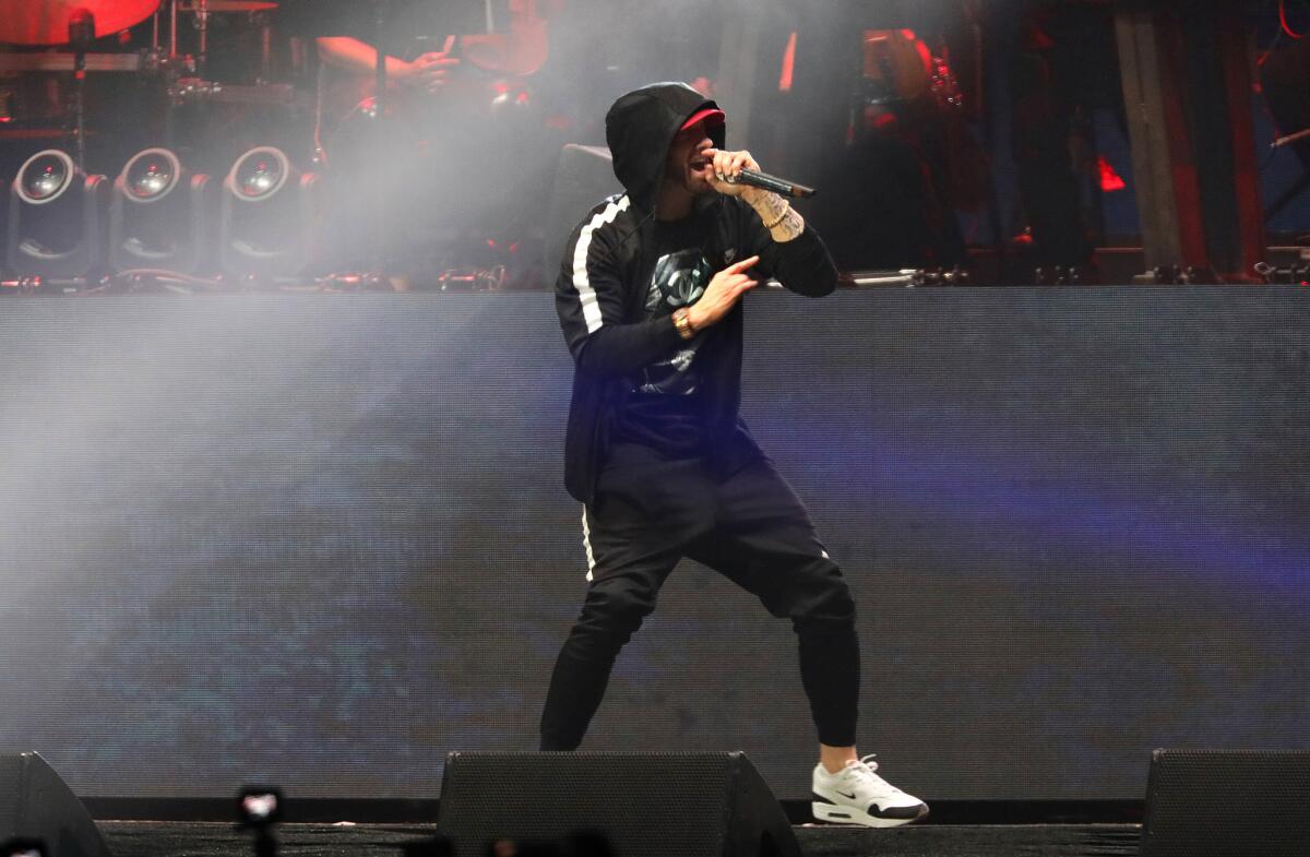 Eminem closes Coachella's second weekend April 22.