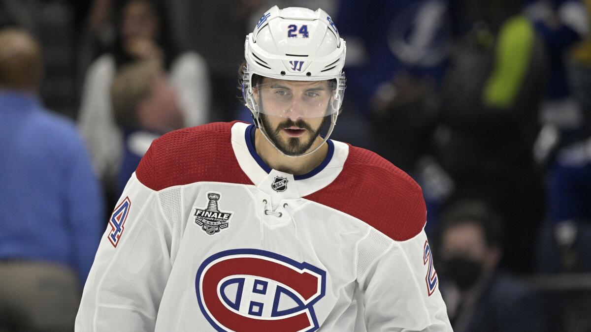 Phillip Danault plays for Montreal in the Stanley Cup Final.