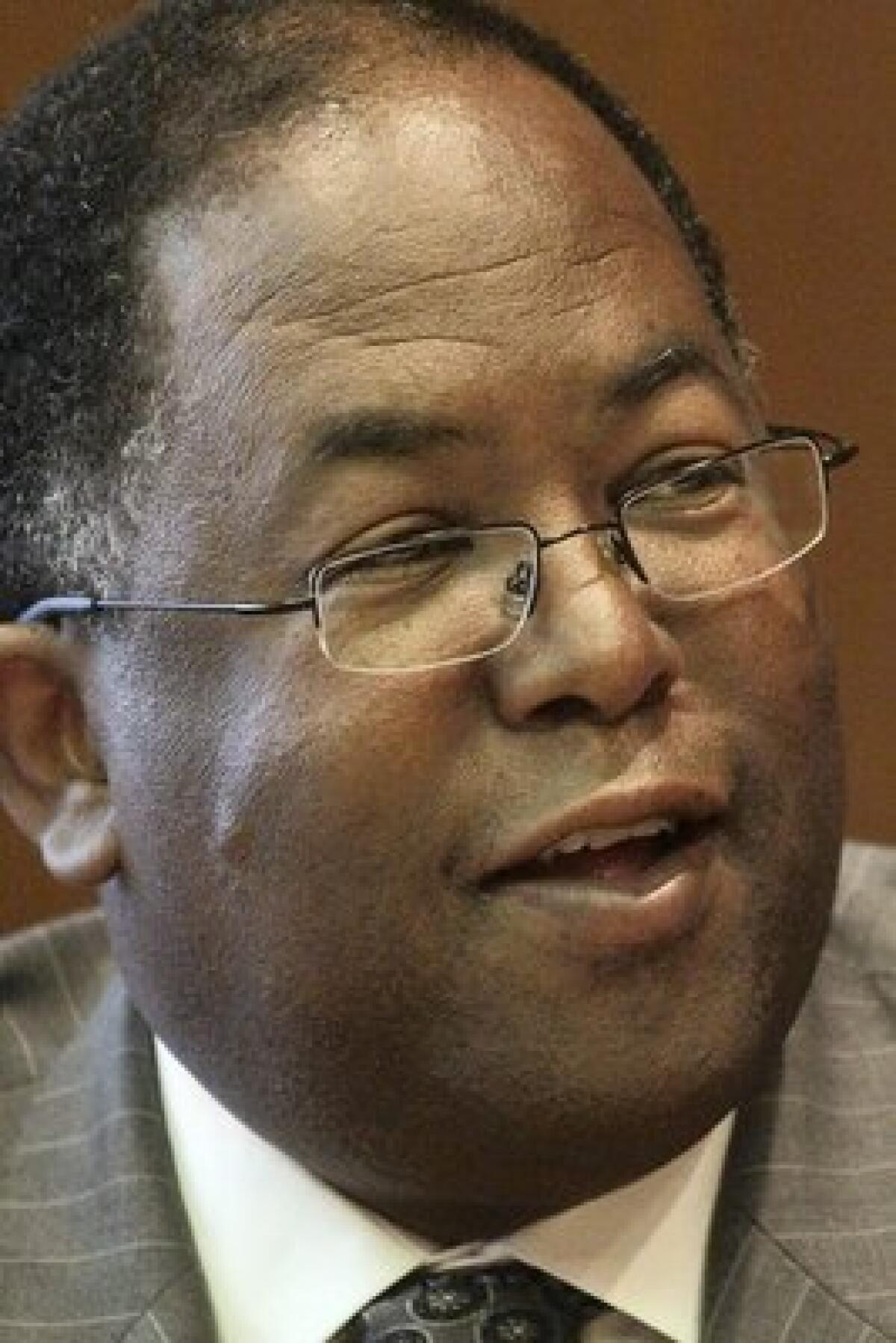 L.A. County Supervisor Mark Ridley-Thomas is shown in 2011. In an effort to protect underage girls, he and Supervisor Don Knabe will introduce a motion calling for a crackdown on johns, making solicitation of a minor a felony rather than a misdemeanor.