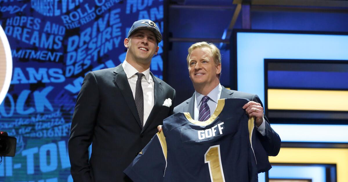 Will Rams keep or trade their first Round 1 pick since 2016? - Los Angeles  Times