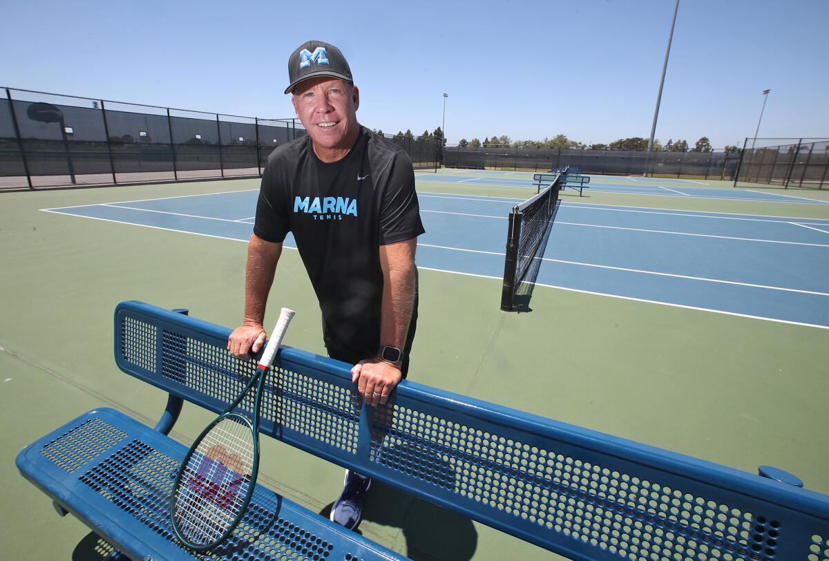 Chuck Kingman, Marina High tennis coach.