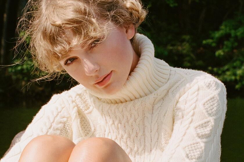 A photograph of Taylor Swift for her new album "Folklore." Credit: Beth Garrabrant