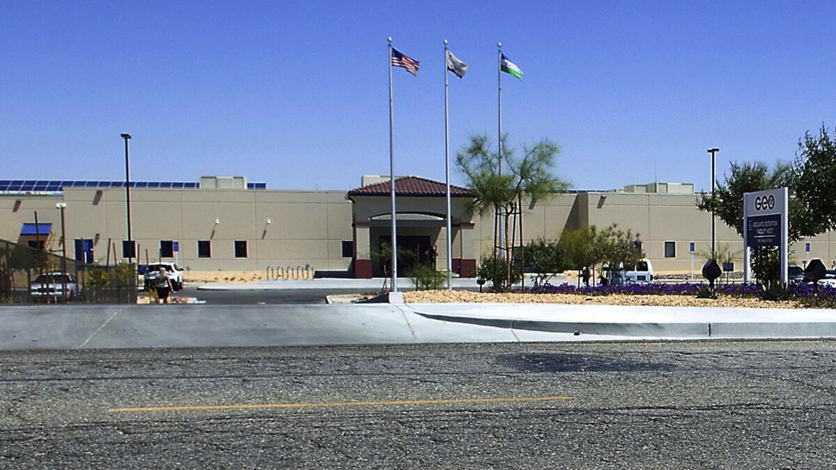 The Adelanto Detention Center in Adelanto, Calif., a desert community 70 miles northeast of Los Angeles, on May 19, 2015.
