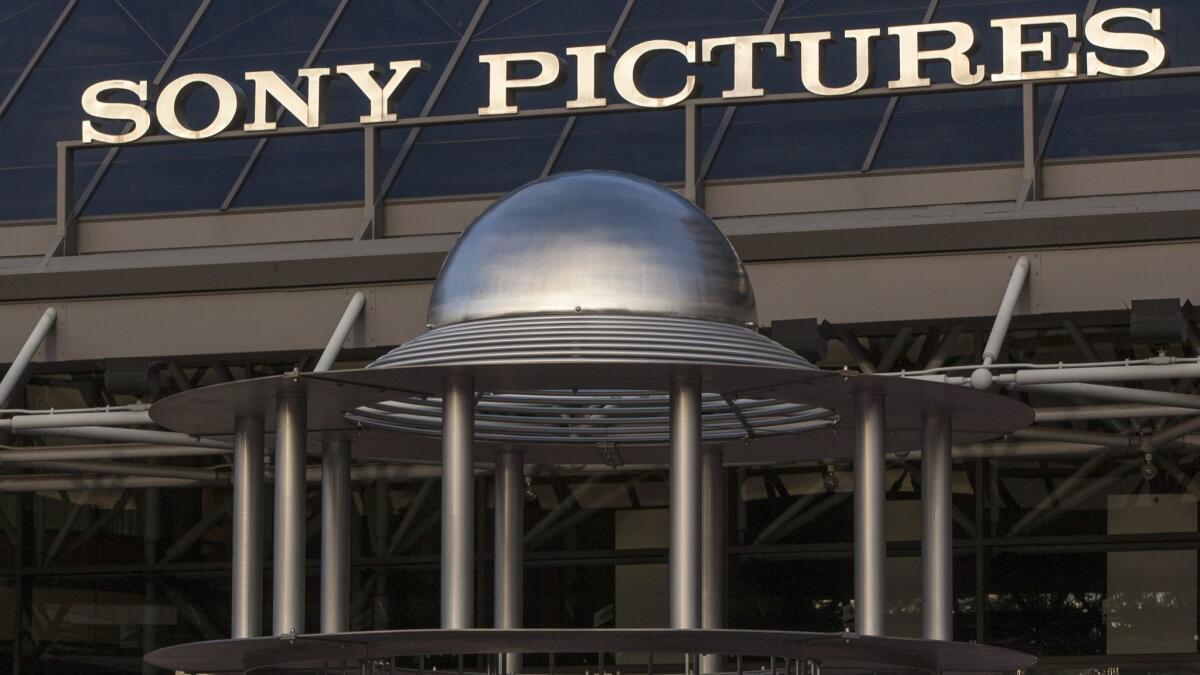 Sony Pictures Entertainment was hacked in 2014. Above, the Sony Pictures Plaza building in Culver City is shown.