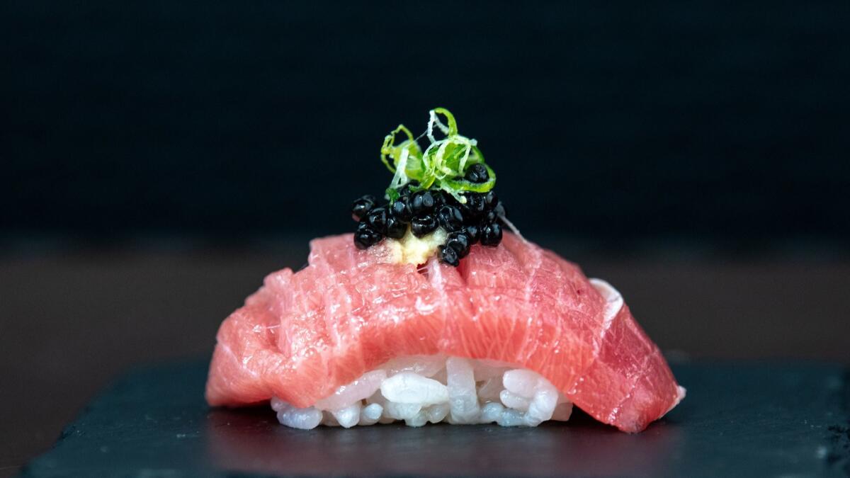 The chu toro from Sushi Bar.