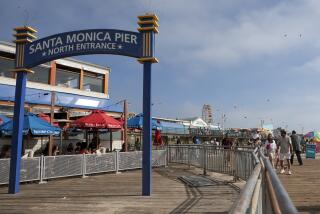 Los Angeles, CA - June 25: Santa Monica Pier on Tuesday, June 25, 2024 in Los Angeles, CA. (Zoe Cranfill / Los Angeles Times)