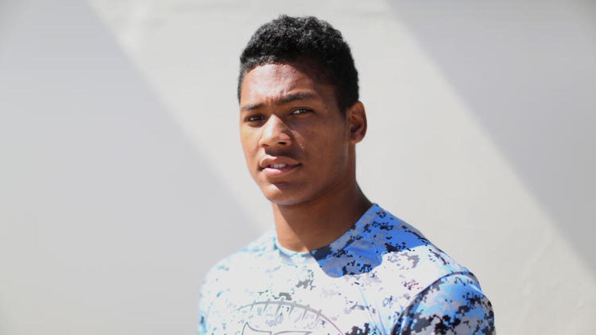 North Torrance High linebacker Mique Juarez will announce his committment to a school on National signing day with a music video on Feb. 3.