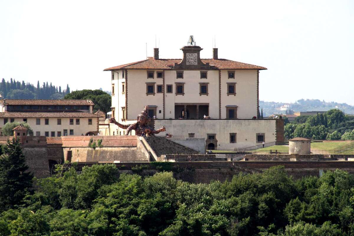 Forte Belvedere in Florence, Italy, was the site of Kanye West and Kim Kardashian's wedding on Saturday.