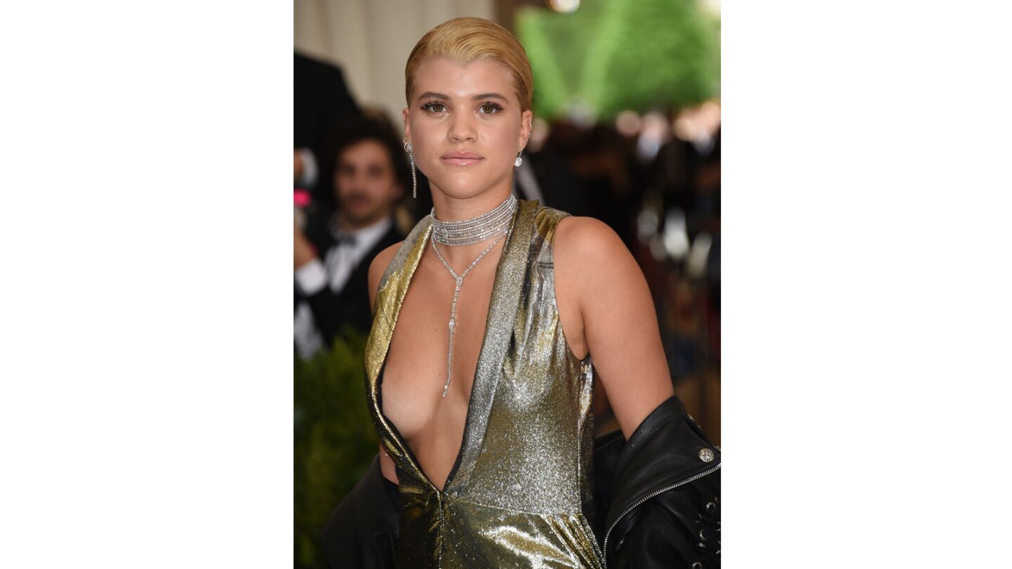 Sofia Richie attends the Metropolitan Museum of Art's Costume Institute benefit gala celebrating the opening of "Rei Kawakubo/Comme des Garçons: Art of the In-Between" on Monday in New York.