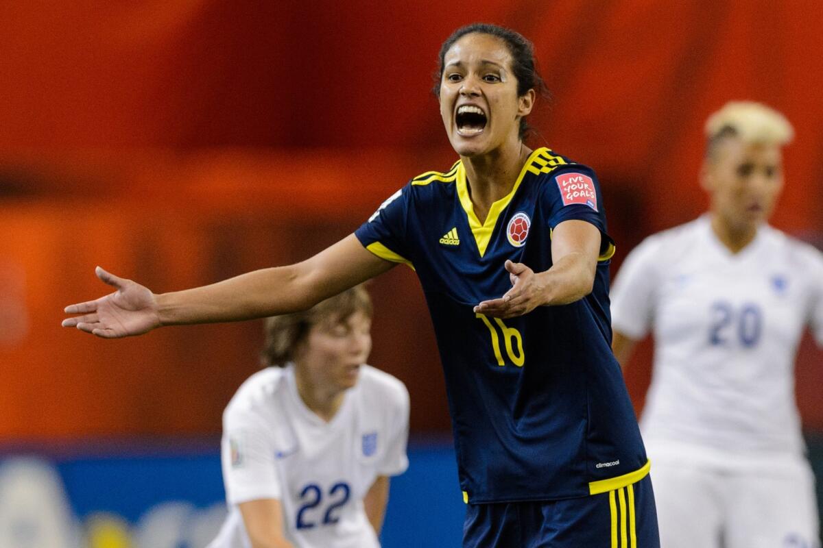 Lady Andrade ha sido una de las figuras del conjunto cafetero en el Mundial Femenil que se celebra en Canadá.