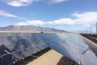 I toured the under-construction Desert Sunlight solar farm, in California's Riverside County, on Aug. 20, 2014.