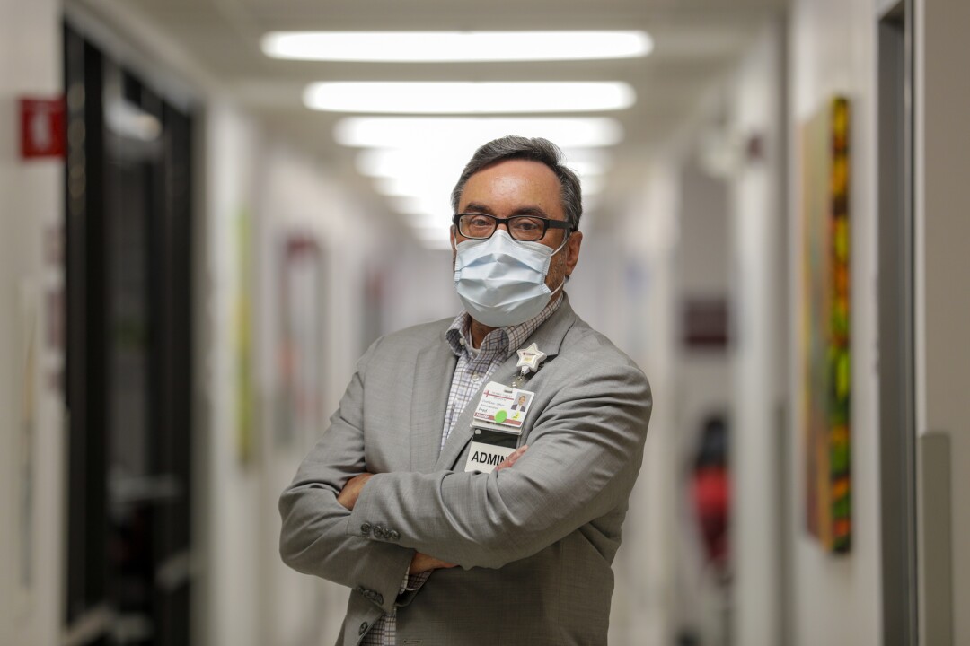 A patient's return to hospital COVID-19 unit underscores
uncertainty to come 7 Fred Hunter, of Desert Valley Medical Group.