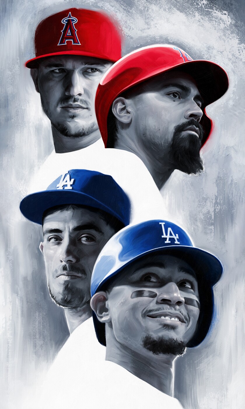 Mega Stars Power The Dodgers And Angels Like Never Before Los Angeles Times