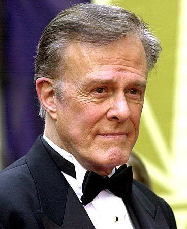 Robert Culp arrives at an event in New York marking NBC's 75th anniversary.