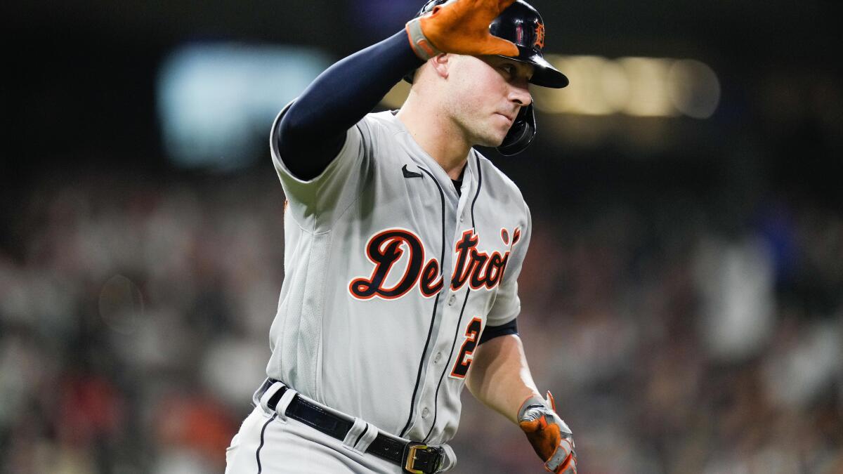 Torkelson homers, gets 3 hits to lead Tigers over Astros 6-3 - The San  Diego Union-Tribune