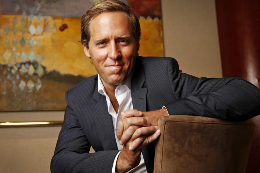 Actor, comedian and Academy Award-winning screenwriter Nat Faxon at the Beverly Hilton Hotel in Beverly Hills.