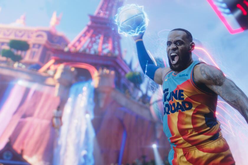 This image released by Warner Bros. Entertainment shows Lebron James in a scene from "Space Jam: A New Legacy." (Warner Bros. Entertainment via AP)