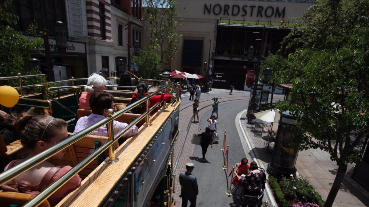 The Nordstrom store at the Grove will host a Tesla Gallery starting Saturday.