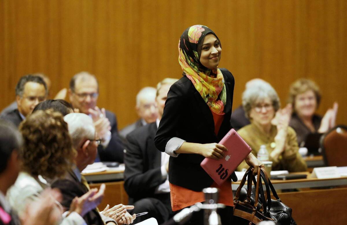 Sadia Saifuddin was named the next student regent at the UC Board of Regents meeting Wednesday in San Francisco. She said she would work to improve financial aid and the campus climate for students of all backgrounds.