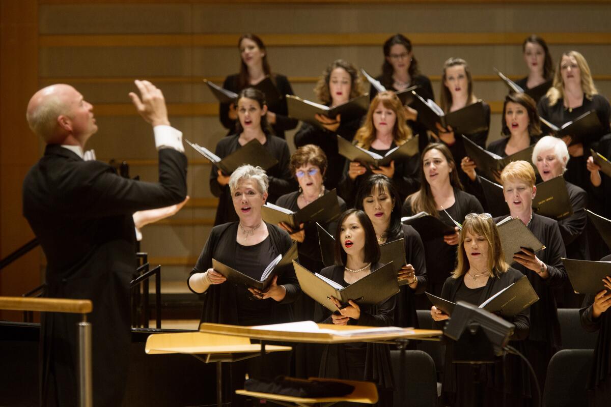 Artistic Director Robert Istad conducts the Grammy Award-winning Pacific Chorale.