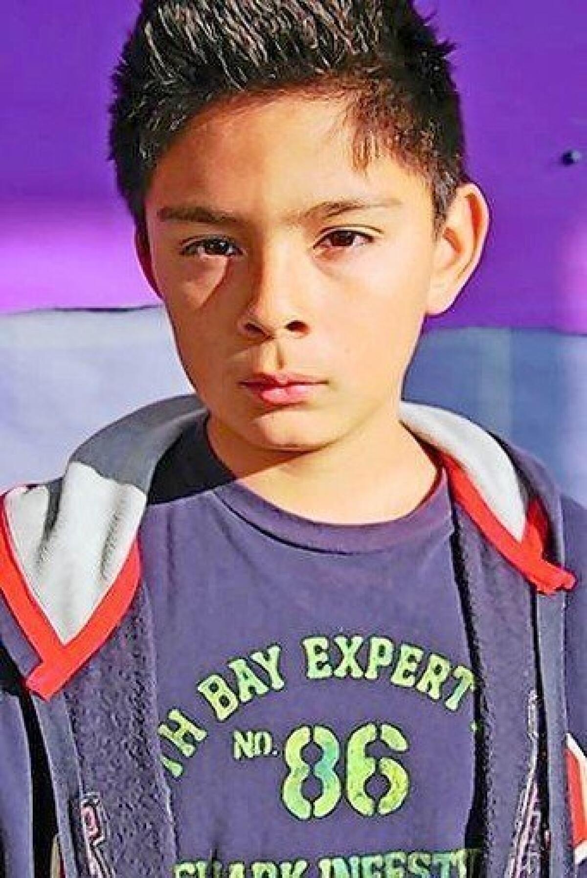 Rodrigo Guzman, 10, lived with his family in Berkeley, Calif., until U.S. officials took their passports while the family was traveling to Mexico.