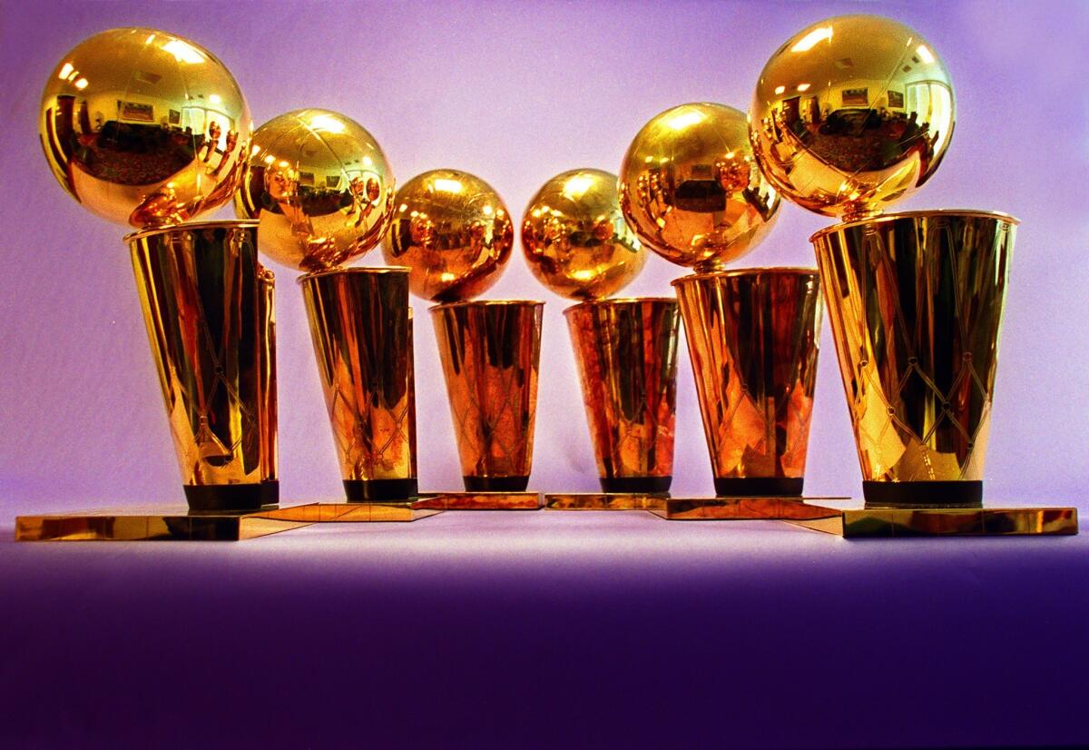 By 2001, the Lakers had won six NBA titles under owner Jerry Buss.
