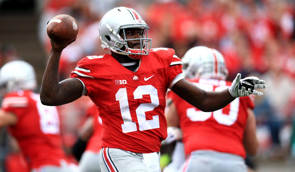 The Bills whiffed on 2013 first-rounder EJ Manuel, and Tyrod Taylor is entering the final year of his deal. They needed some insurance in case Manuel doesn't make the jump or Taylor doesn't re-sign, so they took Ohio State's Cardale Jones late in the fourth round. Jones burst onto the scene late in the 2014 season while leading the Buckeyes to the national championship but lost the starting job last season due to inconsistency. He has a tantalizing mix of size, speed and arm strength, but he needs a lot of development with his technique.