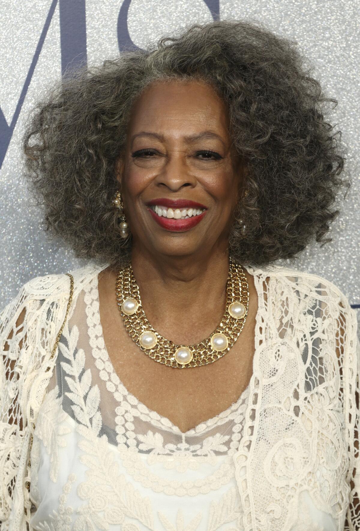 Actor Carol Sutton arrives at the world premiere of "Poms" in Los Angeles on May 1, 2019.