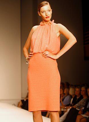 St. John Knits held its spring collection runway show Wednesday at the Orange County Performing Arts Center in Costa Mesa. The designer is George Sharp.