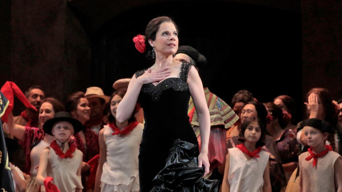 Ana María Martínez in "Carmen." (Ken Howard / L.A. Opera)