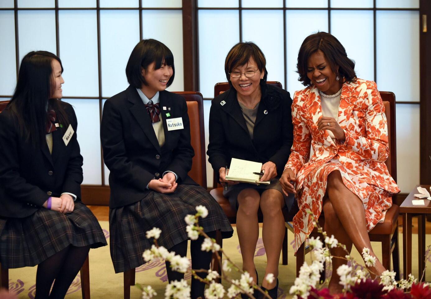Michelle Obama visits Asia