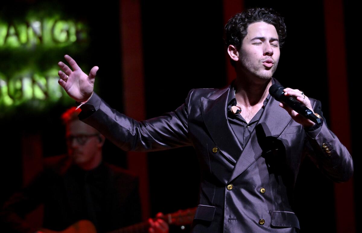 Grammy-nominated Nick Jonas performs at City of Hope Orange County’s “Hope Gala” at Segerstrom Center for the Arts.