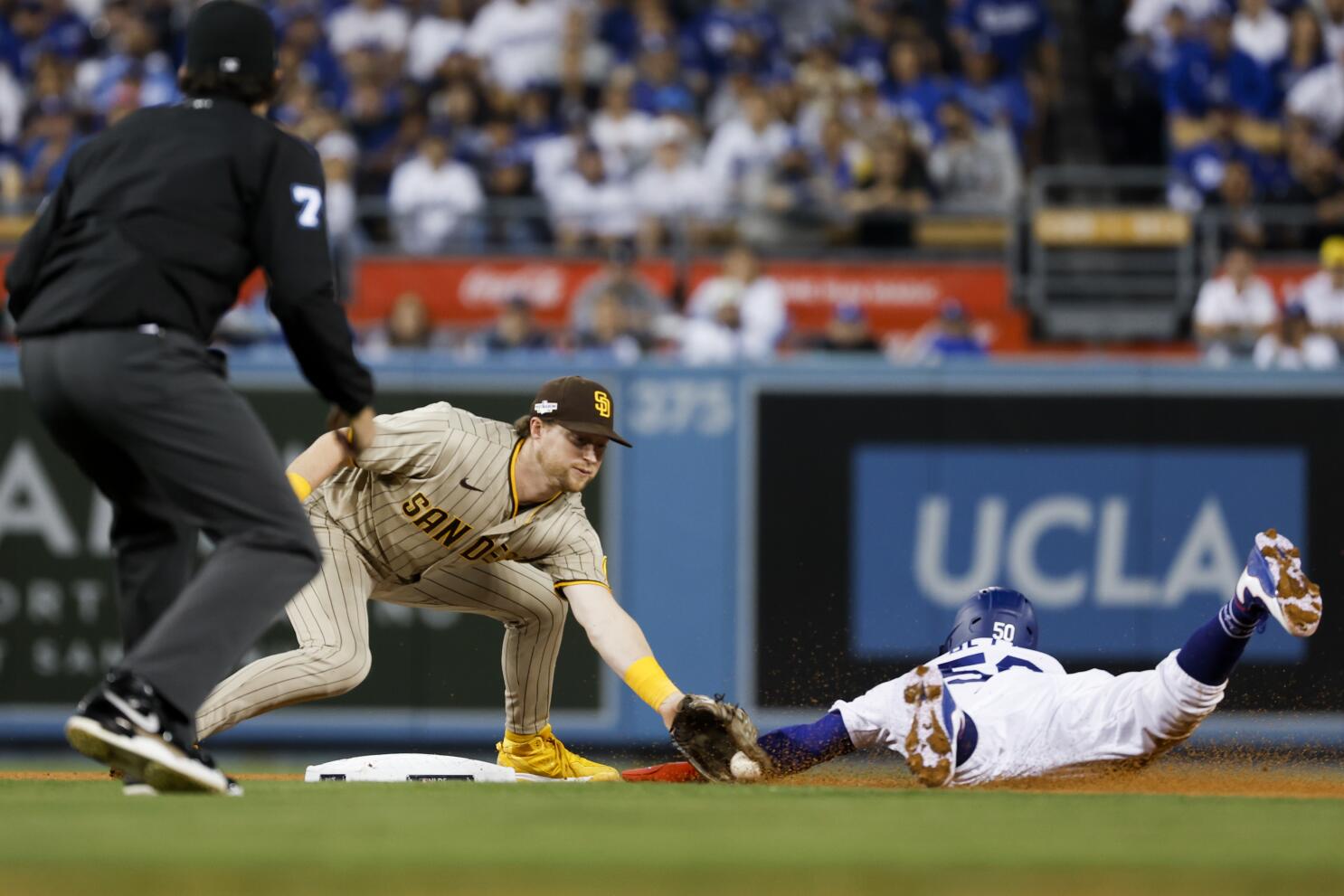 Manny Machado had fun in his Dodgers debut, reaching base four