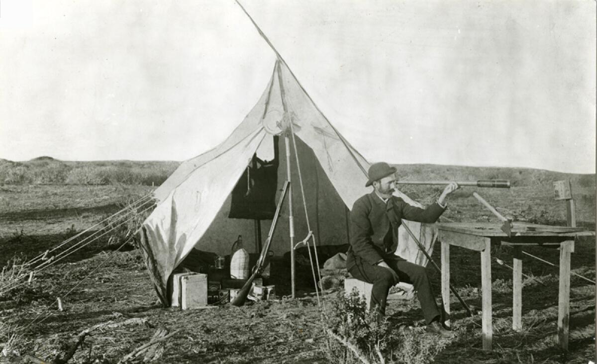 F.T. Botsford, pictured at La Jolla Park around 1887, was known as the "Father of La Jolla."