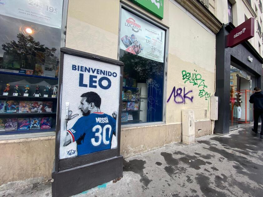 Lionel Messi se ha adueñado de la capital francesa desde su llegada al PSG.