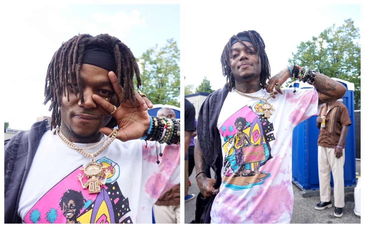 Dreamville Records rapper J.I.D at Afropunk in Brooklyn, N.Y.